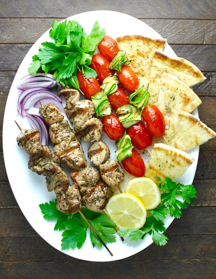 Mediterranean Chicken Kebabs | The Whisk